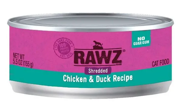 18/3 oz. Rawz Shredded Chicken & Duck - Health/First Aid